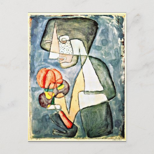 Klee – トマト付き女性 ポストカード (正面)
