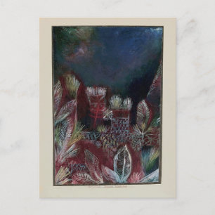 Klee – トロピカルトワイライト絵を描、抽象芸術 ポストカード
