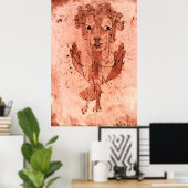 Klee – ニューエンジェル(Angelus Novus) ポスター (ホームオフィス)