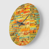 Klee – ハイウェイとバイウェイ ラージ壁時計 (傾斜)
