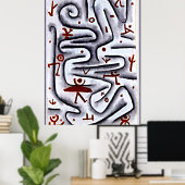 Klee – ハイスピリッツのエリア ポスター (ホームオフィス)