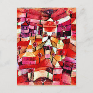 Klee -バラガーデン1920年のアートワーク ポストカード
