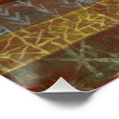 Klee – フラットランドスケープ、抽象芸術アート、 ポスター (コーナー)