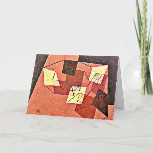 Klee – ブレースされたサーフェス(1930) カード (正面)