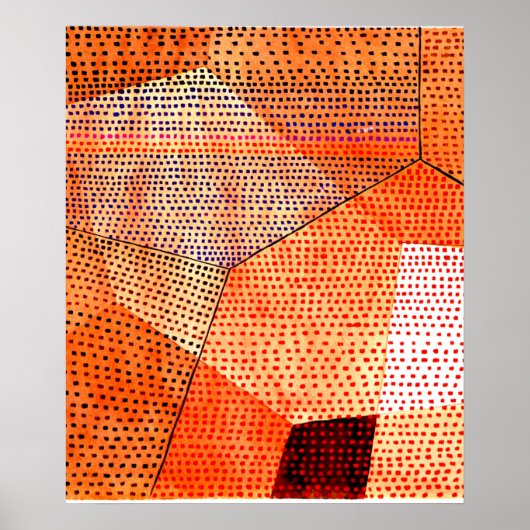 Klee – モデル106、色のポリフォニー ポスター (正面)