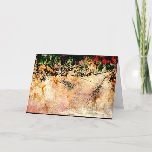 Klee – ロードジャンクション(木炭スケッチ) カード (正面)