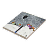 Klee – 冬絵画の タイル (側面)