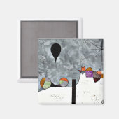 Klee – 冬絵画の マグネット (正面/裏面)