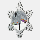 Klee – 冬 スノーフレークピューターオーナメント (右)