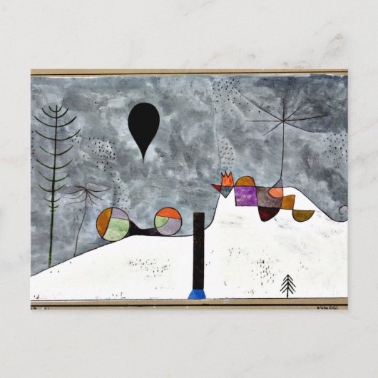 Klee – 冬 ポストカード (正面)