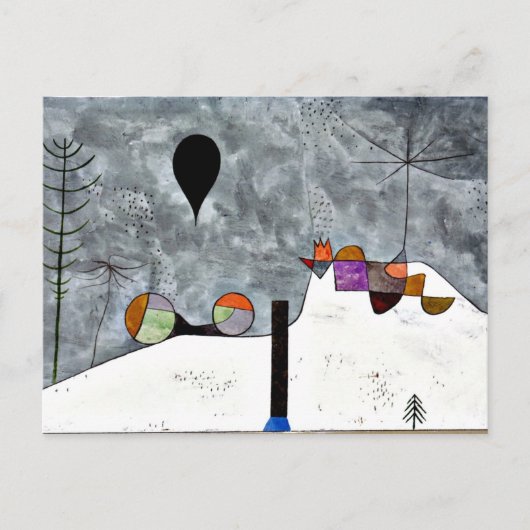 Klee – 冬、 ポストカード (正面)