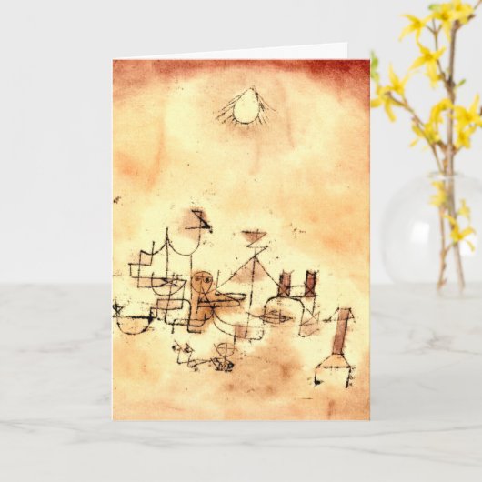 Klee – 北アフリカ カード (黄色い花)