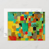 Klee – 南チュニジアの庭園 ポストカード (正面/裏面)