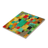 Klee – 南チュニジア庭園–1919 タイル (側面)