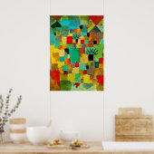 Klee – 南チュニジア庭園–1919 ポスター (キッチン)