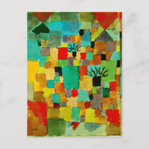 Klee – 南チュニジア庭園–1919 ポストカード