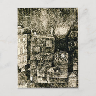 Klee – 南部の町の夜景 ポストカード