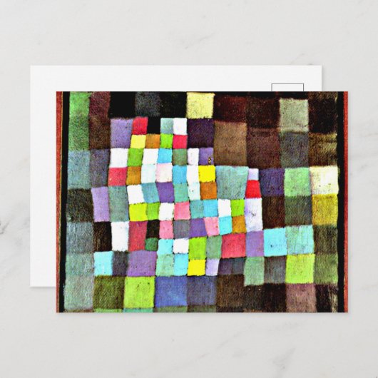 Klee – 参照を使用した抽象化… ポストカード (正面/裏面)