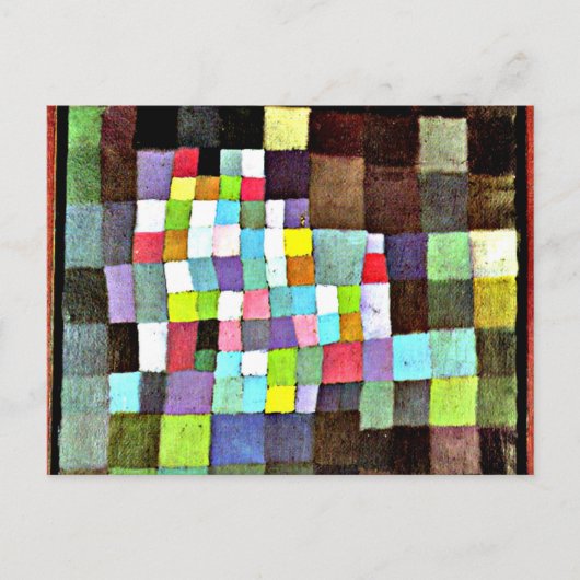 Klee – 参照を使用した抽象化… ポストカード (正面)