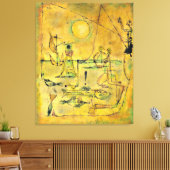 Klee – 噛み付いている キャンバスプリント (インサイチュ (リビング))