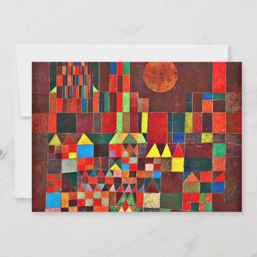 Klee – 城と太陽 カード (正面)