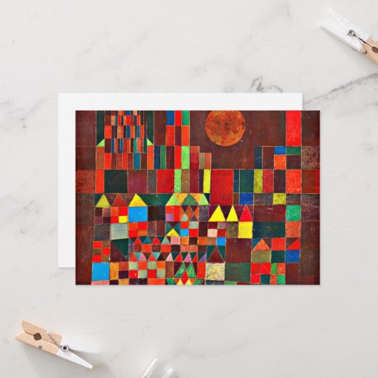 Klee – 城と太陽 カード (正面/裏面インサイチュ)