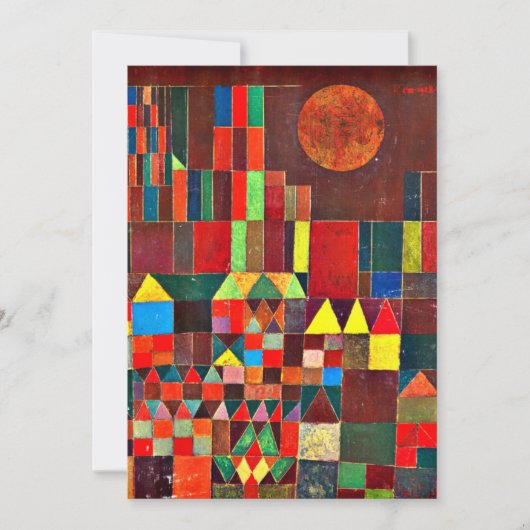 Klee – 城と太陽 カード (正面)