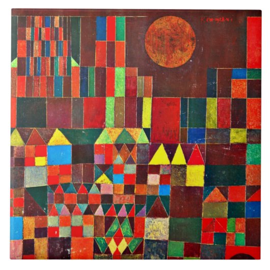 Klee – 城と太陽 タイル (正面)