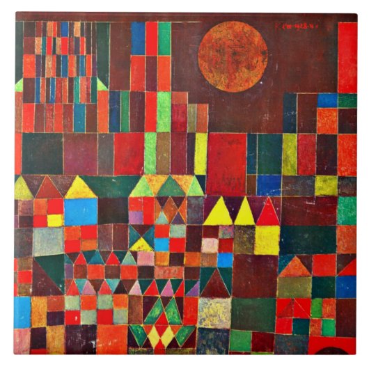 Klee – 城と太陽 タイル (正面)