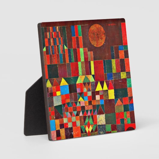 Klee – 城と太陽 フォトプラーク (正面)