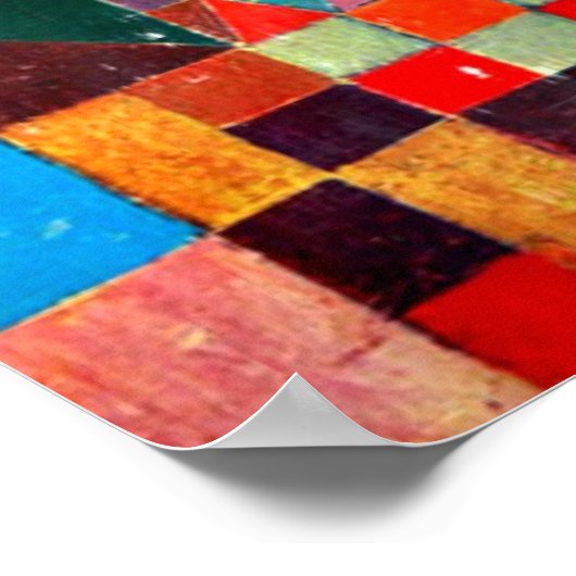 Klee – 城と太陽 ポスター (角)