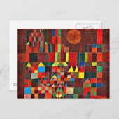 Klee – 城と太陽 ポストカード (正面/裏面)