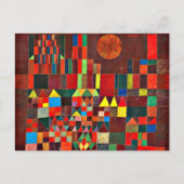 Klee – 城と太陽 ポストカード (正面)