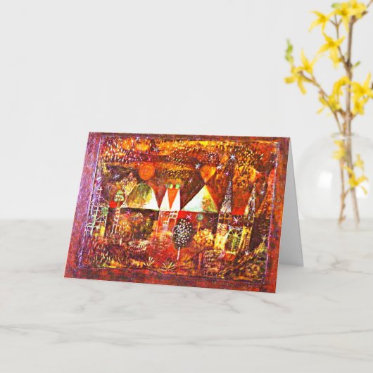 Klee – 夜行祭 カード (黄色い花)