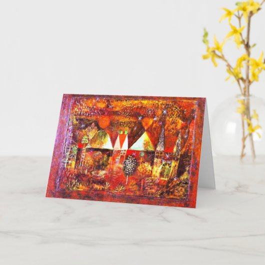 Klee – 夜行祭 カード (黄色い花)