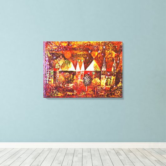 Klee – 夜行祭 キャンバスプリント (インサイチュ (ウッドフロア))