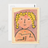 Klee – 子どもの頭 ポストカード (正面/裏面)