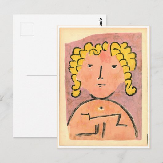 Klee – 子どもの頭 ポストカード (正面/裏面)