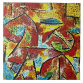 Klee – 子供と叔母 タイル (正面)