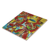 Klee – 子供と叔母 タイル (側面)