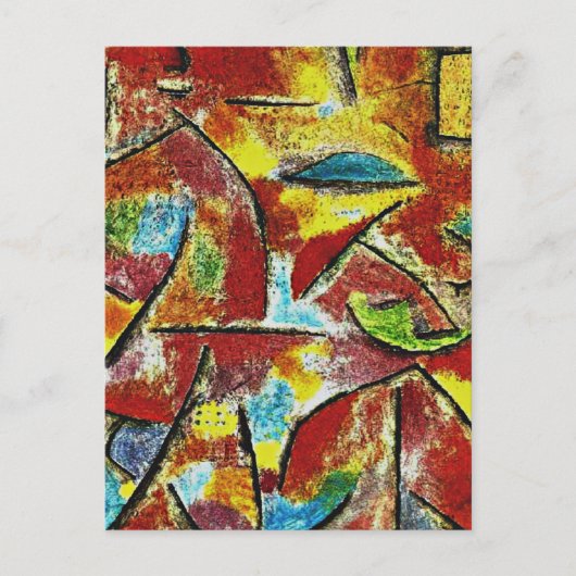 Klee – 子供と叔母 ポストカード (正面)