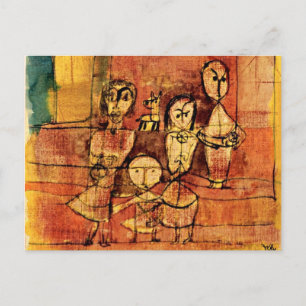 Klee – 子供と犬 ポストカード