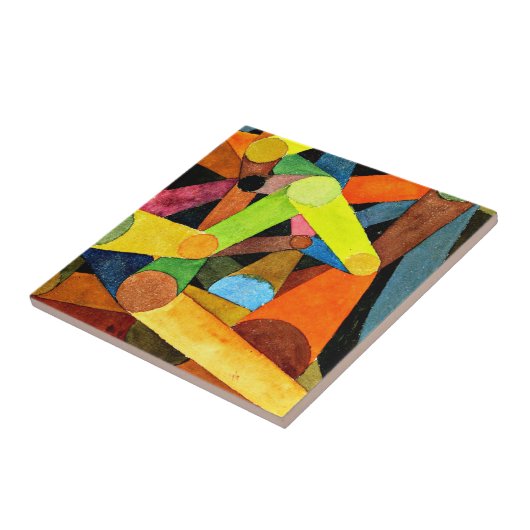 Klee – 山を開いた タイル (側面)