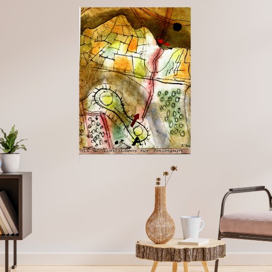 Klee – 山峠の簡単な説明 ポスター (リビング3)