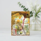 Klee – 山峠の簡単な説明 ポストカード (スタンド正面)