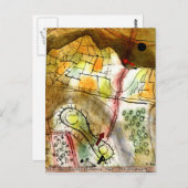 Klee – 山峠の簡単な説明 ポストカード (正面/裏面)