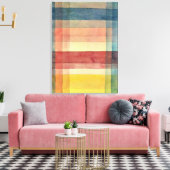 Klee – 平野の建築 キャンバスプリント (インサイチュ (リビング))