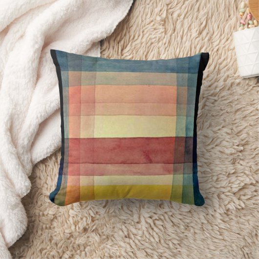 Klee – 平野の建築 クッション (ブランケット)