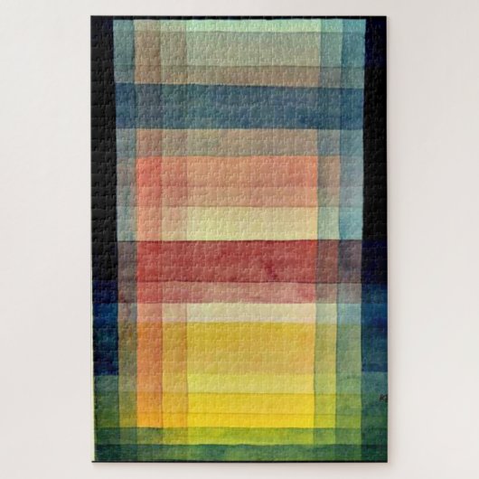 Klee – 平野の建築 ジグソーパズル (縦)