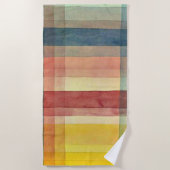 Klee – 平野の建築 ビーチタオル (正面)